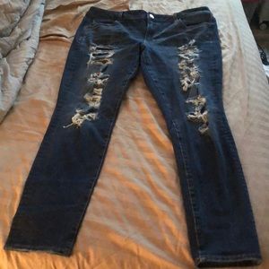 Distressed Jeans